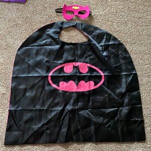 Bat Man cape and mask